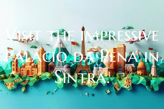 Visit the impressive Palácio da Pena in Sintra.