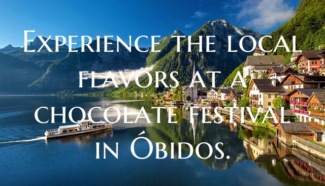 Experience the local flavors at a chocolate festiv...