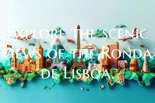 Explore the scenic views of the Ronda de Lisboa.