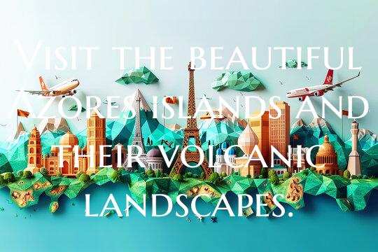 Visit the beautiful Azores islands and their volca...